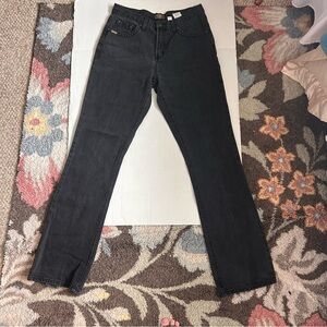 Vintage Rockies black flared jean extra long
